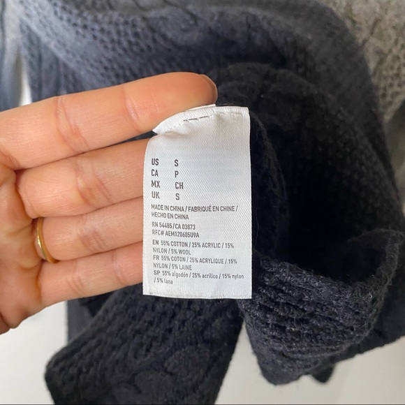 American Eagle grey ombré sweater - Picture 4 of 5